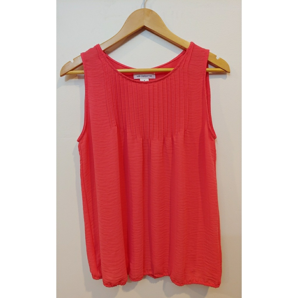 Liz Claiborne | Sleeveless Bubble Blouse